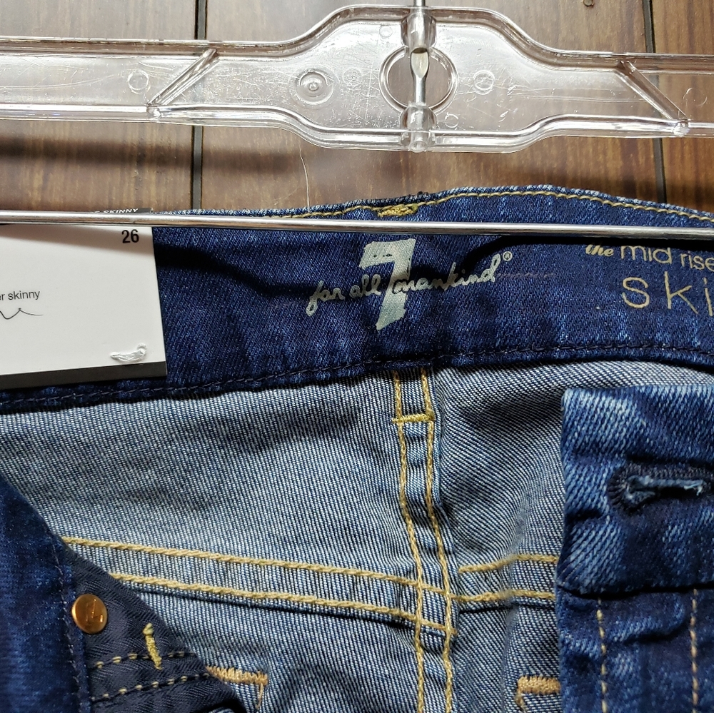 7 for all Mankind midrise Skinny Jean